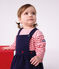 Lang&auml;rmeliges Baby T-Shirt aus Baumwolle mit Streifen. rosa/rosa