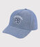 Kinder-Schirmmütze aus Chambray Jungen blau DENIM TRES CLAIR NÂ°5