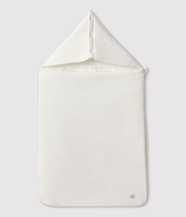 Babynest in Wei&szlig; aus Doppeljersey aus Bio-Baumwolle weiss