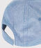 Baby-Schirmmütze aus himmelblauem Denim blau DENIM CLAIR
