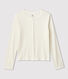 Einfarbiger Cardigan aus Baumwolle/Leinen Damen