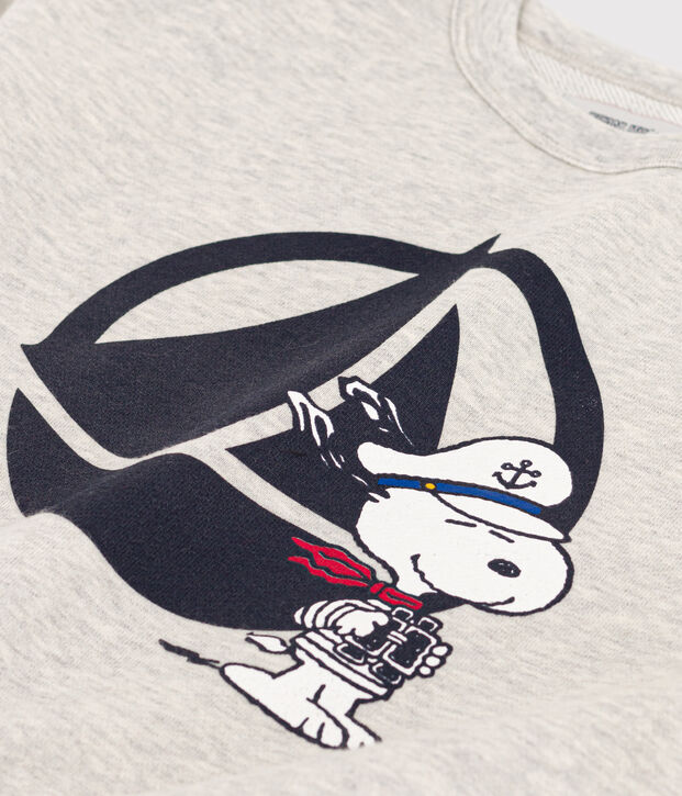 Kinder-Sweatshirt aus Molton BELUGA CHINE