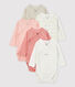 5er-Set Baby-Bodys aus Bio-Baumwolle