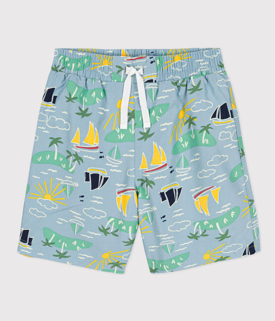 Bedruckte Kinder-Badeshorts aus recyceltem Material für Jungen ENNEIGE/ MULTICO