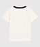 Kurzärmeliges Kinder-T-Shirt aus Baumwolle für Jungen weiss MARSHMALLOW