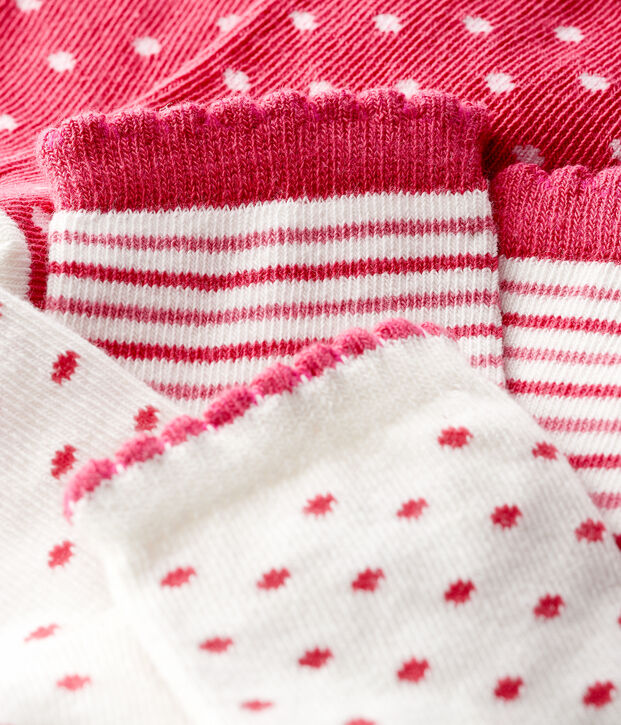 3er-Set Babysocken vielfarbig