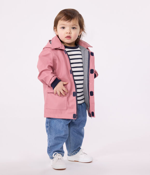 Ikonische Baby-Regenjacke rosa