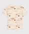 Kurzärmeliges bedrucktes Kinder-T-Shirt für Jungen weiss AVALANCHE/ MULTICO