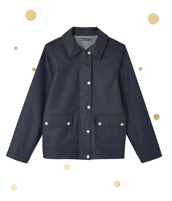 Damenjacke Petit bateau x Marie-Agnès Gillot blau SMOKING