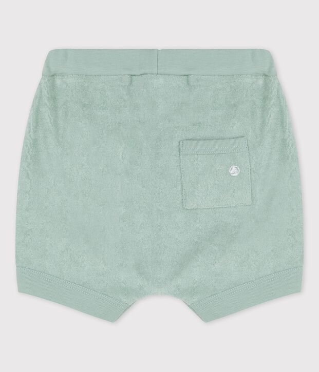 Baby-Shorts aus Frottee gr&uuml;n