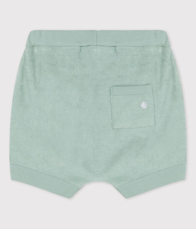 Baby-Shorts aus Frottee gr&uuml;n HERBIER