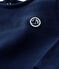 Gestepptes Baby-Kleid für Mädchen blau SMOKING/weiss MULTICO