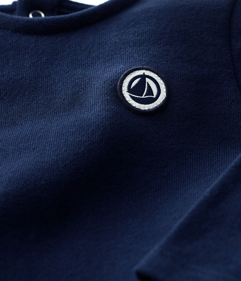 Gestepptes Baby-Kleid f&uuml;r M&auml;dchen blau SMOKING/weiss MULTICO