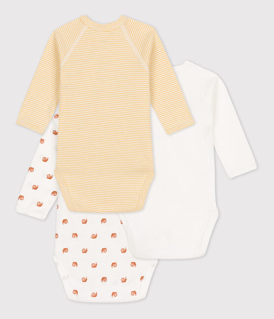 3er-Set langärmelige Baby-Bodys aus Baumwolle variante 2