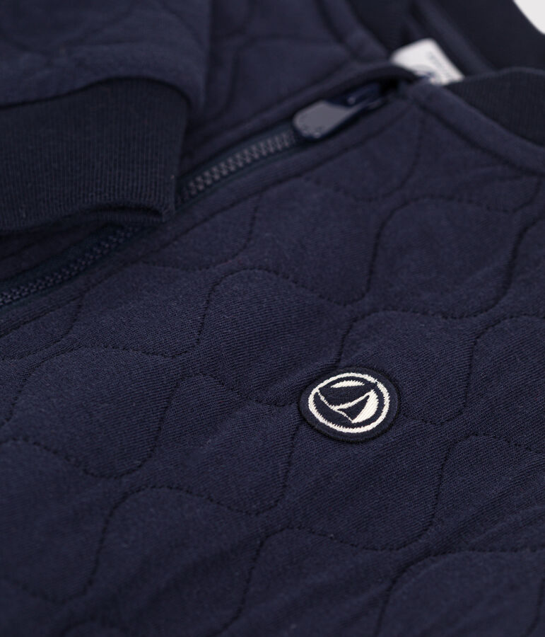 Kinder-Jacke aus Doppeljersey f&uuml;r Jungen blau