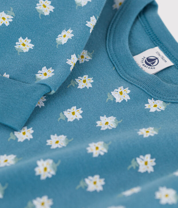 Baby-Sweatshirt aus dickem Jersey blau/vielfarbig