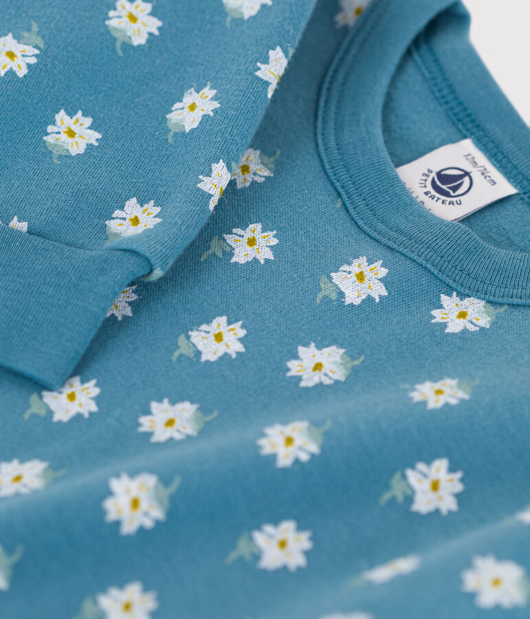 Baby-Sweatshirt aus dickem Jersey blau/vielfarbig