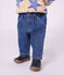 Baby-Hose aus einfarbigem Denim blau