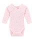Langärmeliger Baby-Mädchen-Wickelbody mit Print
