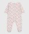 Strampler aus Nicki mit Blumenmotiv weiss MARSHMALLOW/weiss MULTICO