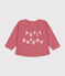 Baby-Sweatshirt aus Molton rosa ROSEWOOD