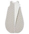 Babyschlafsack aus Samt für Jungen grau BELUGA/weiss MARSHMALLOW