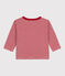 Langärmeliges Baby-T-Shirt aus Doppeljersey mit Ringelstreifen STOP/ MONTELIMAR