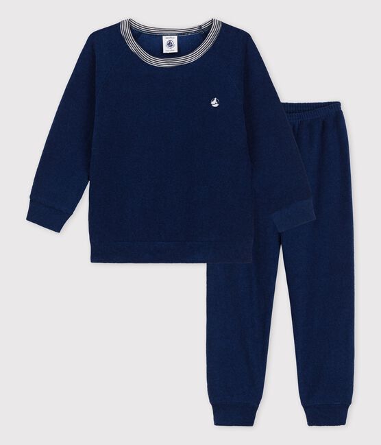 Kinderpyjamas aus Frottee blau MEDIEVAL