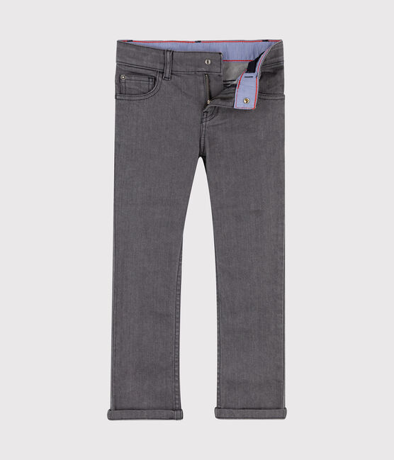 Kinder-Jeanshose für Jungen grau GRIS MOYEN