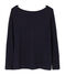 Damen-T-Shirt aus Leinen blau SMOKING
