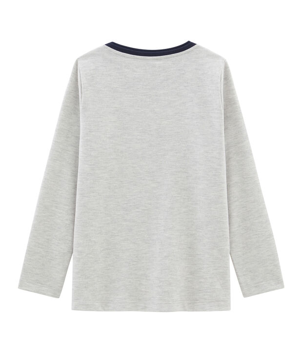 Lang&auml;rmliges T-Shirt f&uuml;r Jungen BELUGA CHINE