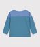 Kinder-Streifenshirt Marini&egrave;re aus Baumwolle blau/gr&uuml;n