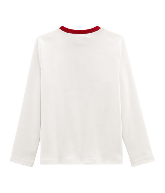 T-Shirt für Jungen weiss MARSHMALLOW