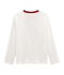 T-Shirt für Jungen weiss MARSHMALLOW