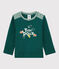 Baby-T-Shirt aus Baumwolle. grün PINEDE