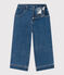 Umweltfreundliche Kinderhose aus Baumwolle für Mädchen blau DENIM BLEU