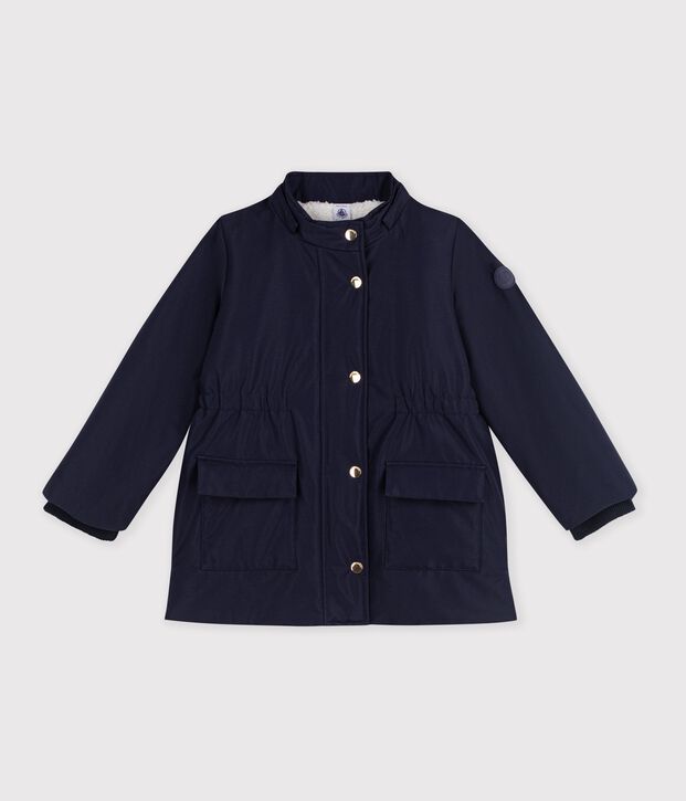 Einfarbiger Kinder-Parka halblang SMOKING
