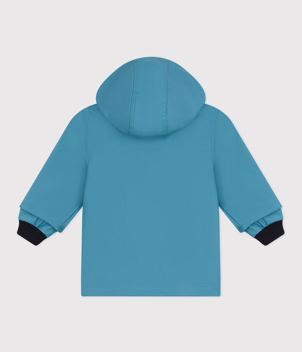 Klassische Baby-Regenjacke blau