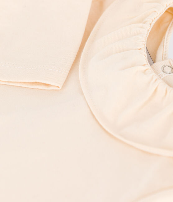 Langärmelige Babybluse aus Jersey naturfarben AVALANCHE
