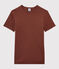 Klassisches Damen-T-Shirt aus Baumwolle mit Rundhalsausschnitt orange MADRAS