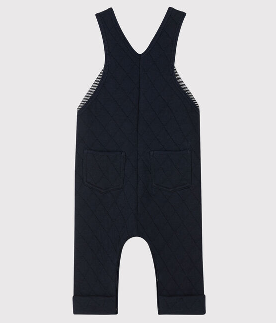 Lange Baby-Latzhose für Jungen blau SMOKING