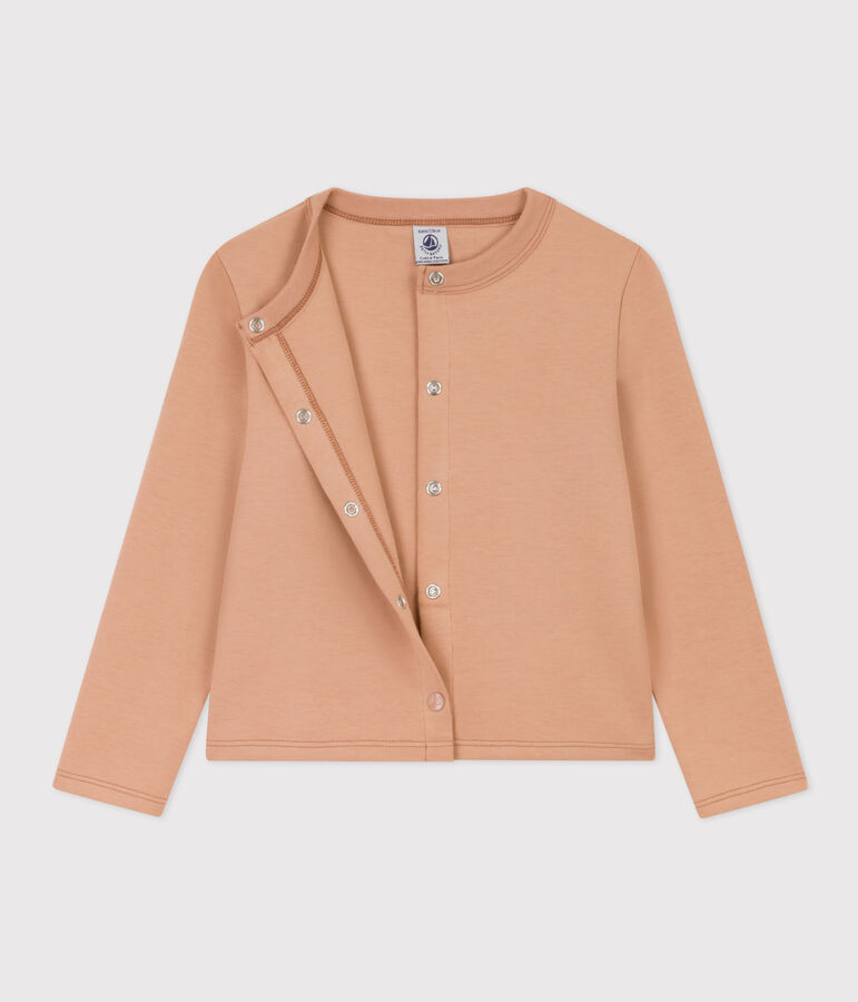 Kinder-Cardigan aus Baumwolle f&uuml;r M&auml;dchen beige