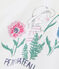 Einfarbiges Baby-T-Shirt für Mädchen weiss MARSHMALLOW/weiss MULTICO