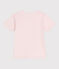 Kurzärmeliges Kinder-T-Shirt aus bedruckter Baumwolle rosa FLEUR