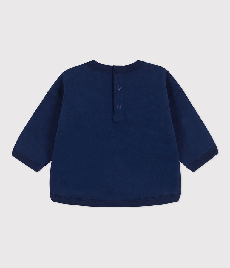 Baby-Sweatshirt aus Baumwolle blau MEDIEVAL