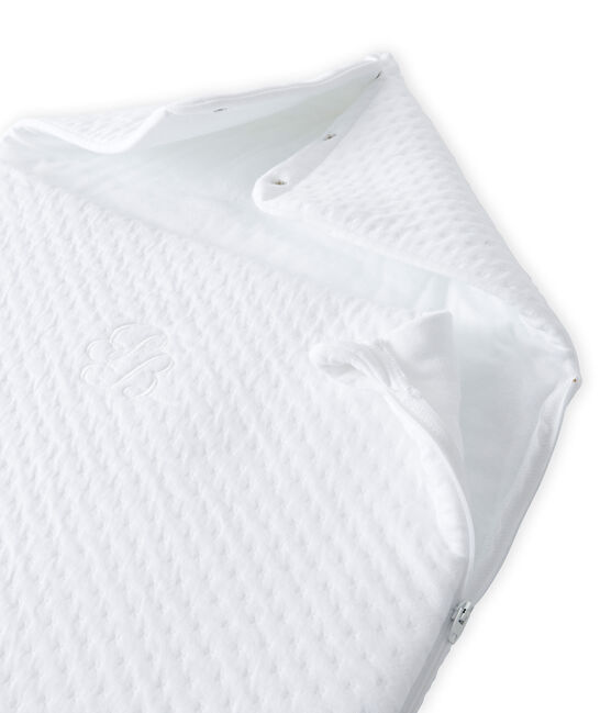 Gestepptes Engelnest aus gedoppeltem Jersey für Babys weiss ECUME CN