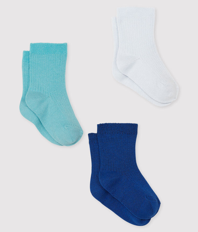 3er-Set Kindersocken vielfarbig