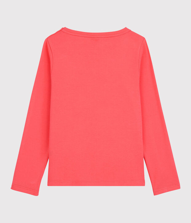 Lang&auml;rmeliges Kinder-T-Shirt aus Baumwolle f&uuml;r M&auml;dchen PEACHY