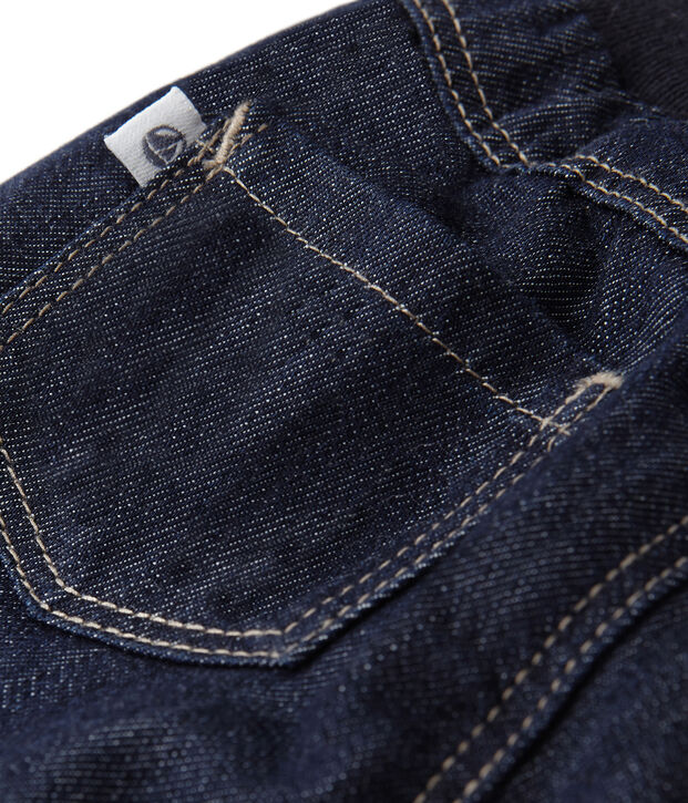 Gef&uuml;tterte Baby-Jeans blau