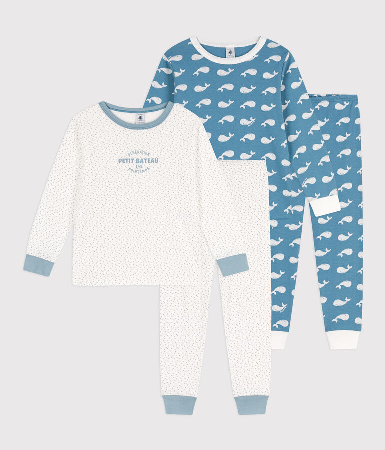 2er-Set Pyjamas aus Baumwolle f&uuml;r Jungen vielfarbig